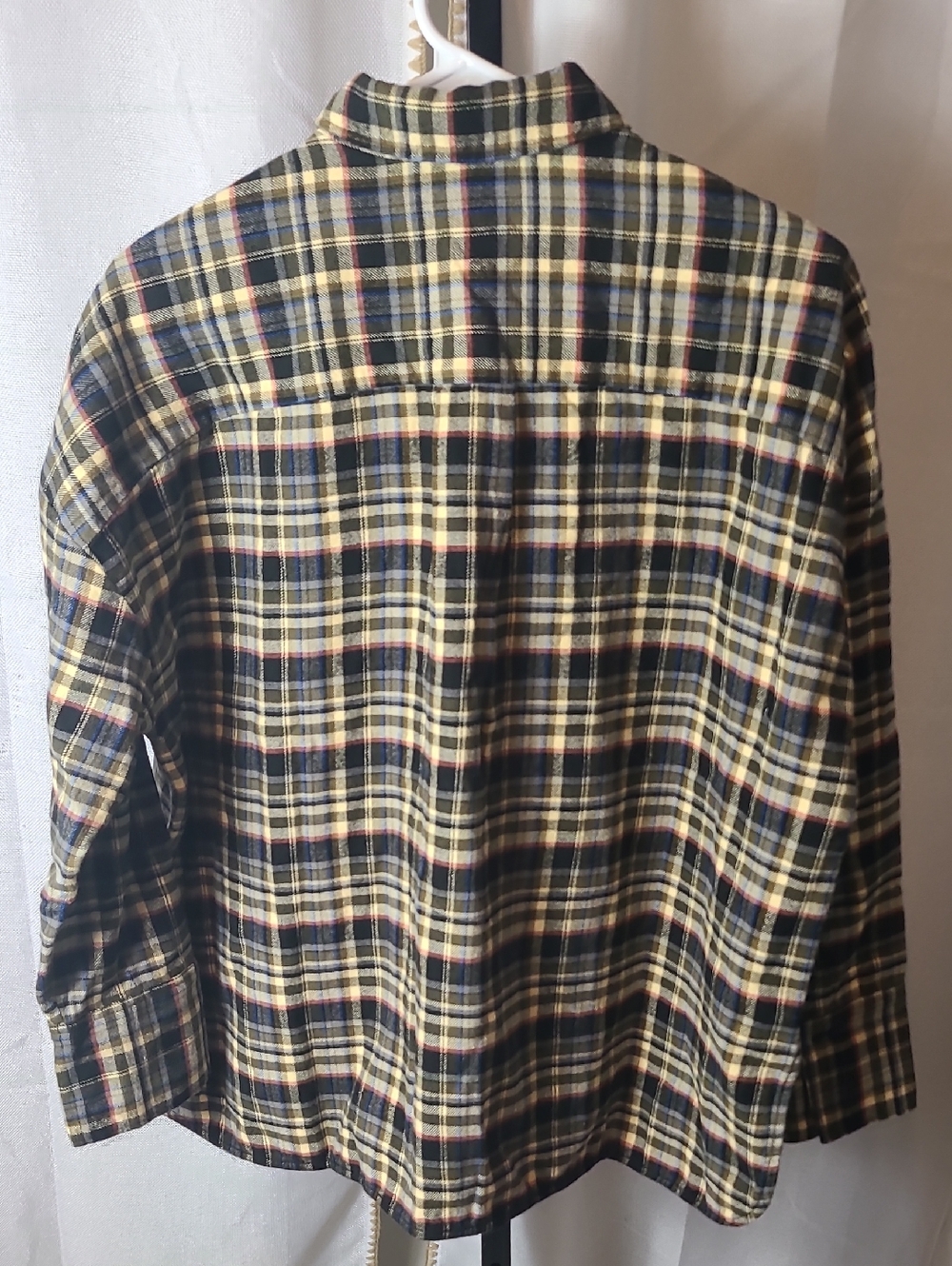 Everlane Oversized Plaid Boxy Flannel Shirt Size Medium New - Picture 9 of 9
